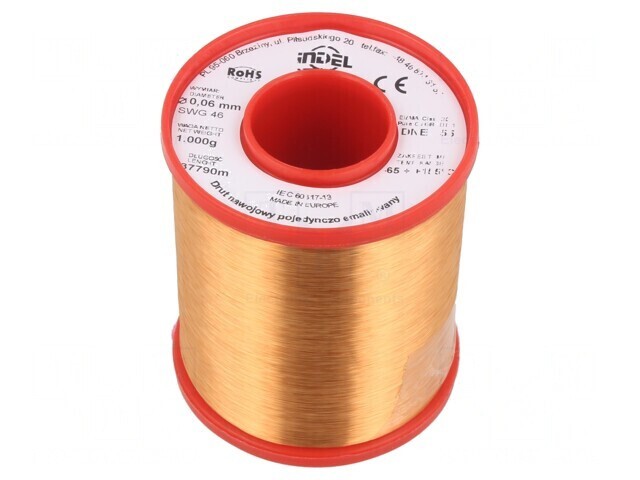 S&acirc;rmă Emailată 0,06mm 1kg Cu