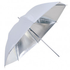 Umbrela studio reflexie silver - white 91cm