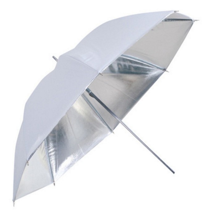 Umbrela studio reflexie silver - white 83cm