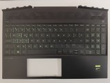 Carcasa superioara cu tastatura palmrest Laptop Gaming, HP, Pavilion 15-DK, 15T-DK, TPN-C141, AP2K8000310, L57593-271, L57593-001, AP2K8000310, AM2K80