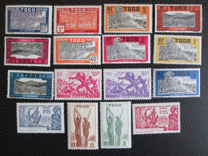 TOGO SERIE MNH/MH=75