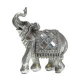 Statueta elefant argintiu 13 cm