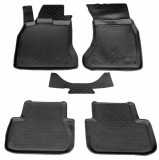 Covorase Cauciuc Premium Stil Tavita Audi A4 B8 2007-2015 Seintex Negre