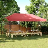 Cort de petrecere pliabil Pop-Up, 580x292x315 cm, visiniu GartenMobel Dekor, vidaXL