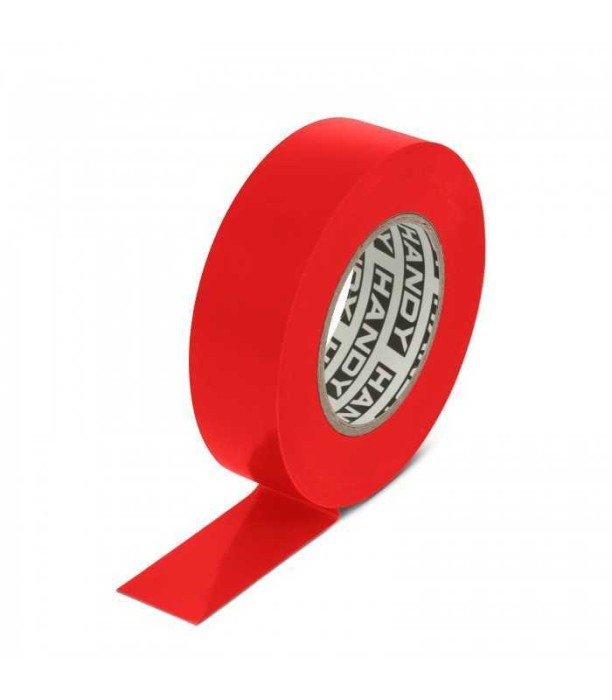 Banda izolatoare 19mm x 20m Rosu Handy