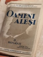 I. Simionescu - Oameni Alesi Vol. II Romanii foto