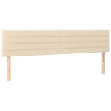 Cumpara ieftin Tablii de pat, crem, 180x5x78/88 cm, textil