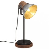 Lampa de birou 25 W, argintiu vintage, 17x17x50 cm, E27 GartenMobel Dekor, vidaXL