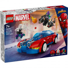 LEGO® Super Heroes - Masina de curse a omului paianjen si Venom Green Goblin (76279)