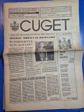 ziarul cuget aprilie 1992 - regele mihai , emil cioran