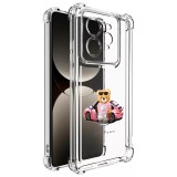 Husa antisoc pentru realme gt 7 pro, airbag pro, transparent, girl power