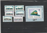 1979 LP 1000 LP 1001 EXPOZITIA INTERNATIONALA A TRANSPORTURILOR HAMBURG SERIE+COLITA MNH NESTAMPILATE