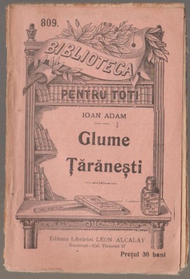 Ioan Adam - Glume taranesti foto