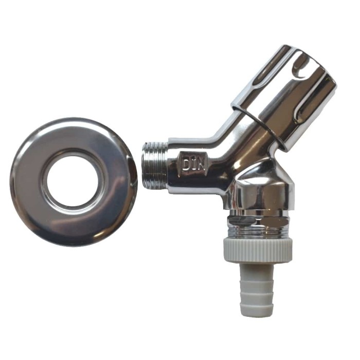 Robinet Colțar 1/2&quot; cu M&acirc;ner Confort pentru Aparate