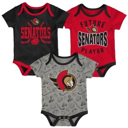 Ottawa Senators body de copii Full Strength Ss Creeper Set - Batole 0-3 Měs&iacute;ce