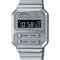 Casio Iluminator A100WE Retro Ceas digital unisex, Argintiu