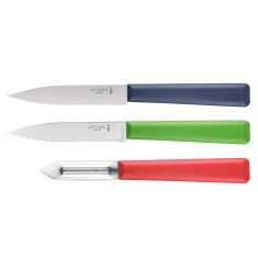 Set cutite 3 piese, inox, &quot;Les Essentiels&quot; - Opinel