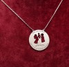 Colier din argint Famila 3 persoane Arg146A, Argintboutique