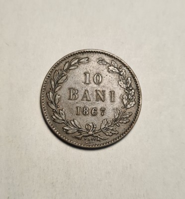 10 bani 1867 Watt foto