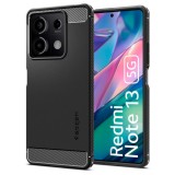 Cumpara ieftin Husa pentru Xiaomi Redmi Note 13 5G, Spigen Rugged Armor, Black