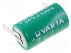 Baterie litiu 1/2AA 3V 950mAh nereincarcabila VARTA MICROBATTERY foto