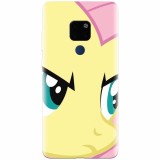 Husa silicon pentru Huawei Mate 20, Close Up Fluttershy My Little Pony Friendship Is Magic