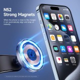Suport Auto Magsafe 15W cu Incarcare Wireless Magnetic Duzzona V3