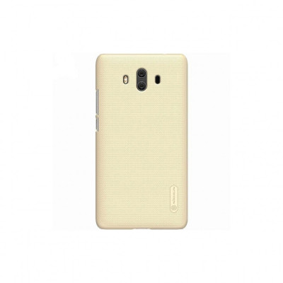 Husa Huawei Mate 10 + Folie Protectie-Nillkin Frosted Shield Auriu foto