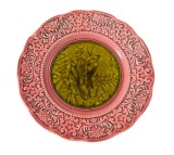 FARFURIE DECORATIVĂ VECHE DIN MAJOLICĂ VILLEROY AND BOCH, 1885-1920
