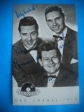 HOPCT 1414 TRIO CORNEL -ROMANIA-ACTORI/ARTISTI-AUTOGRAF-NECIRCULATA, Fotografie