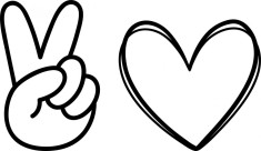 Sticker Auto, Pace, 30 cm, 12248ST-8 foto