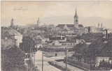 CP SIBIU Hermannstadt vedere generala ND(1917), Circulata, Fotografie