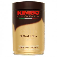 Kimbo Aroma Gold 100% Arabica Cafea Macinata 250g cutie metal foto