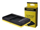 Incarcator Rapid Dublu Baterii Panasonic BCG10E BCG10 cu Micro-USB PATONA 1955