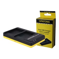 Incarcator Rapid Dublu Baterii Panasonic BCG10E BCG10 cu Micro-USB PATONA 1955