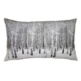 Cumpara ieftin Set 2 fete perna Peisaj Iarna poliester gri 30x50 cm
