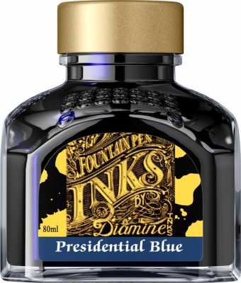 Calimara cerneala Diamine Presidential Blue 80ml foto