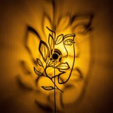 Cumpara ieftin Aplica Flower Faced Umbră Negru