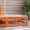 Gossi taburet de gradina, maro, 70x70x30 cm, lemn masiv de pin