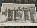 Carte postala Alba Iulia, Poarta de Jos, Cetatea, circulata 1930 Mihai copil, Fotografie