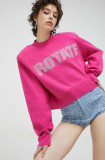 Cumpara ieftin Rotate pulover din amestec de casmir culoarea roz