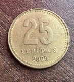 C50 - Moneda foarte veche - Argentina - 25 centavos - 2009