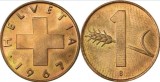 Elvetia 1967 - 1 rappen, circulata
