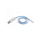 Cablu de date OTB Micro-USB cu lumina de functionare animata-Culoare Albastru deschis