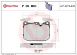 BREMBO P 06 088 PRIME LINE set placute frana,frana disc