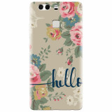 Husa silicon pentru Huawei P9, Cute Flower Phone