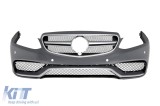 Bumper frontal A Design potrivit pentru Mercedes E-Class W212 sedan, S212 break 2014-2016 cu PDC, pentru adevaratul E63 A Design Performance AutoTunin