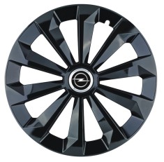 Set 4 capace roti Fame Negru R14 pentru gama auto Opel