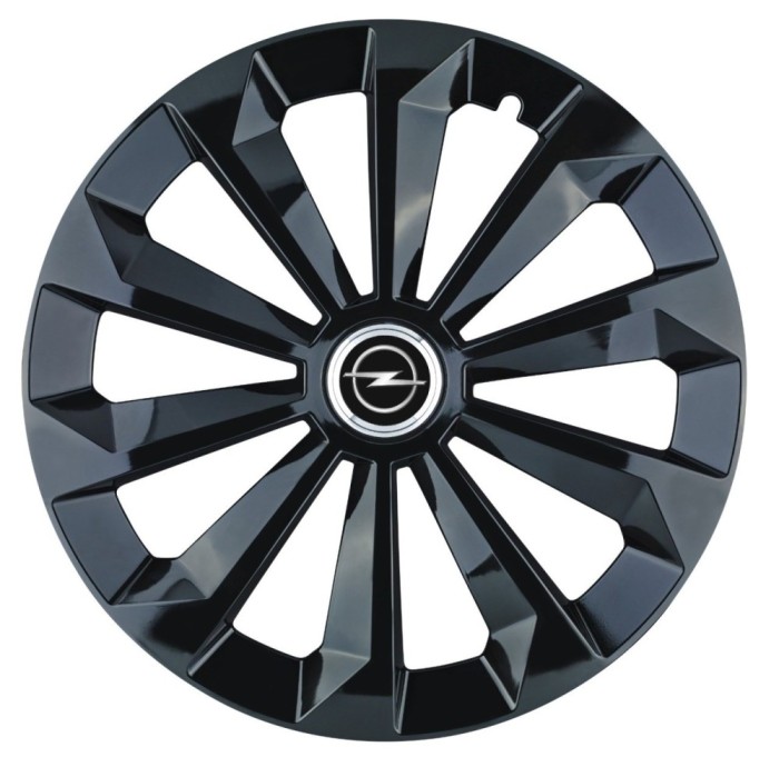 Set 4 capace roti Fame Negru R14 pentru gama auto Opel