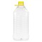 Recipient Plastic, 5L, Transparent, Capac Galben, M&acirc;ner Integrat